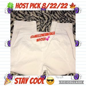Style & co Petite 4P stretch white capris